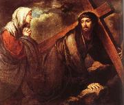 Jesus bearing a cross Bartolome Esteban Murillo